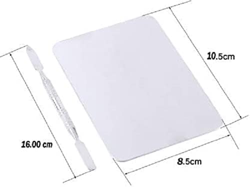 Elecsera Stainless Steel Makeup Mixing Plate Foundation Eyeshadow Eye Shadow Palette view 2