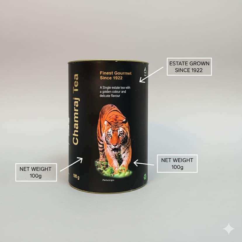 CHAMRAJ Tiger Tin (100 g) view 4