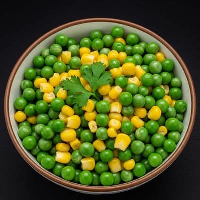 Green peas corn