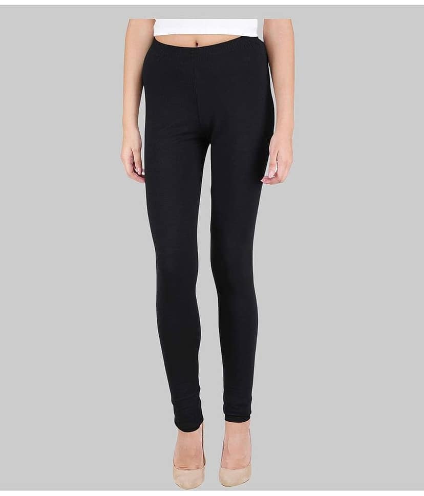 FnMe - Multicolor Cotton Women's Leggings ( Pack of 4 ) view 2