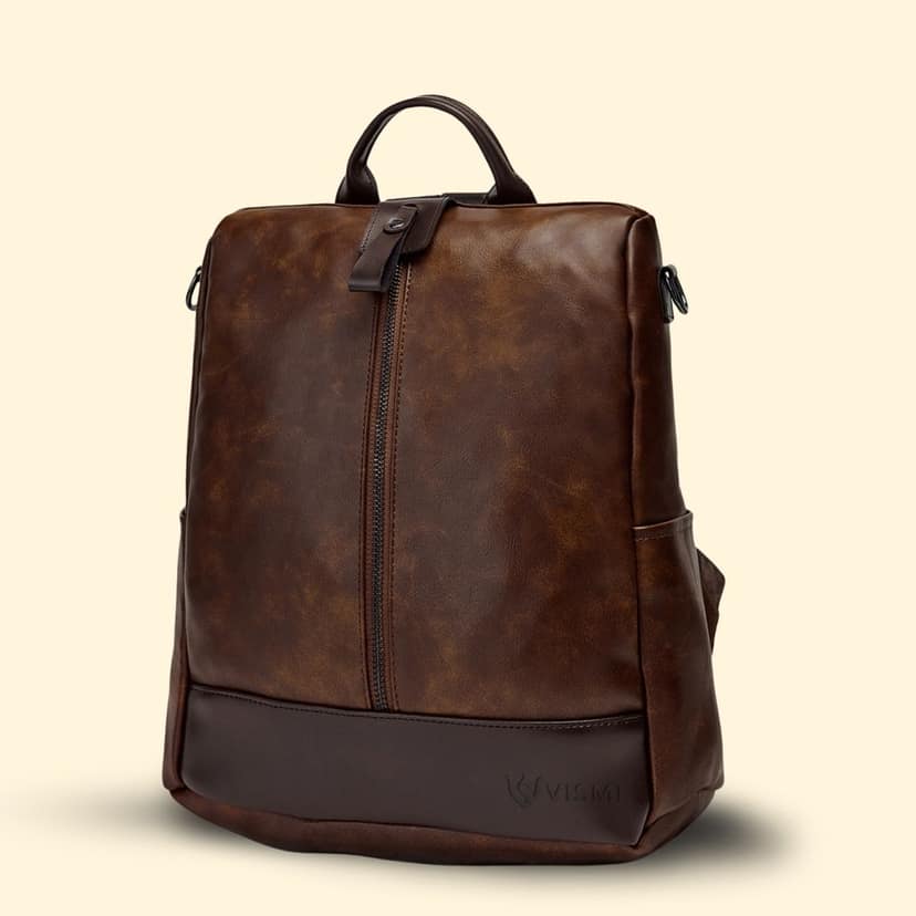 VISMIINTREND Women Backpack for Office Use Upto 13 Inch Laptop | Stylish Backpack Bag | Travel | School | College | Office Use | Anti Theft Convertible Backpack view 5
