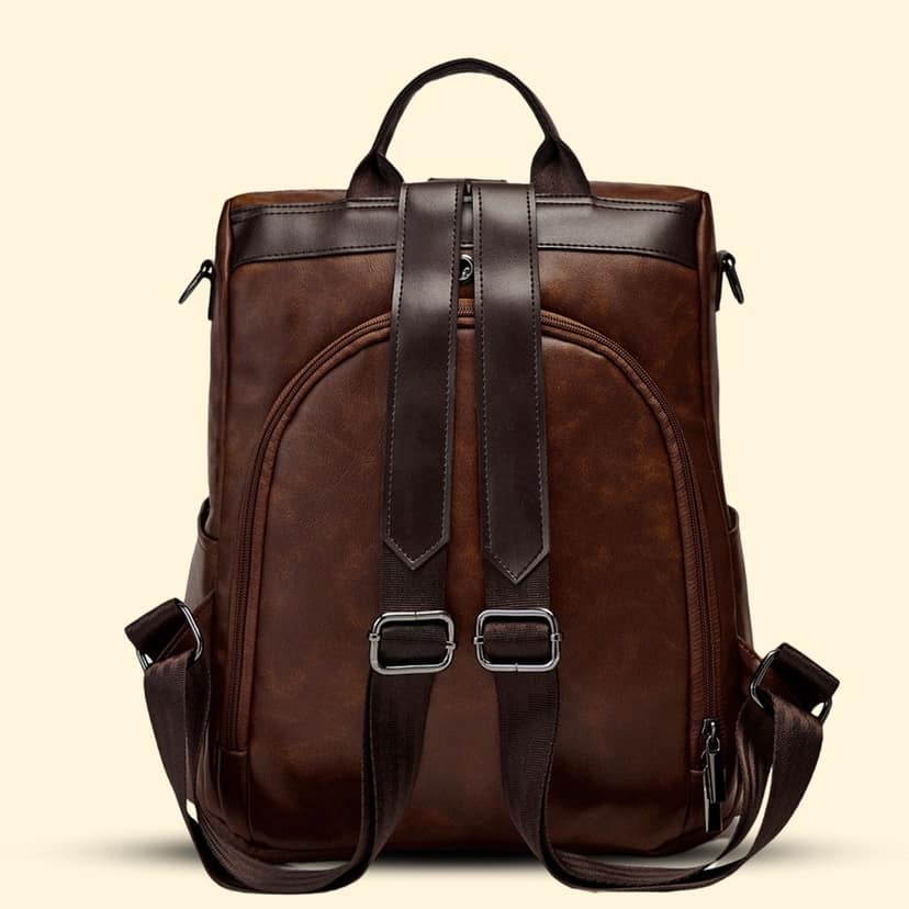 VISMIINTREND Women Backpack for Office Use Upto 13 Inch Laptop | Stylish Backpack Bag | Travel | School | College | Office Use | Anti Theft Convertible Backpack view 7