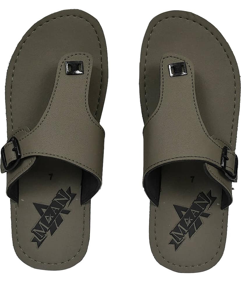 MAAN Green Men's Thong Flip Flop
