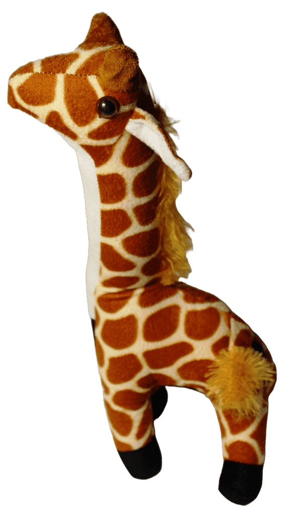 DyneJoy Plush Giraffe Toy with Soft Feather Neck - Ideal for Kids Play and Décor(Pack of 1).