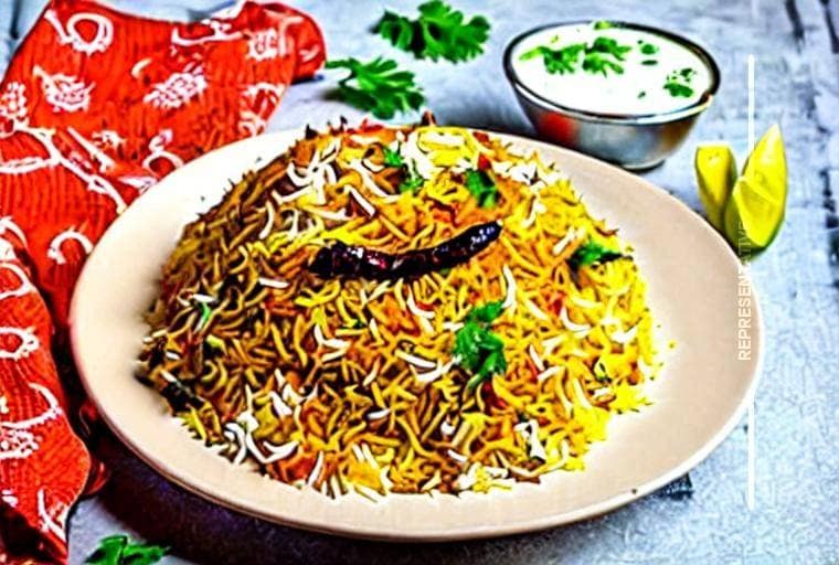 Plain biryani