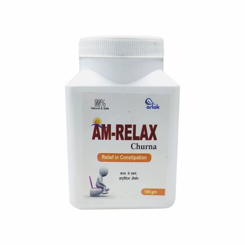 Arlak AM Churna for Constipation Relief Ayurvedic, Bloating & Improves Bowel Movement (100 g)