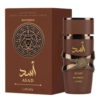 Lattafa Asad Bourbon Eau de Parfum for Men | 100ML | Long Lasting Warm Woody & Spicy Scent | Premium Masculine Fragrance