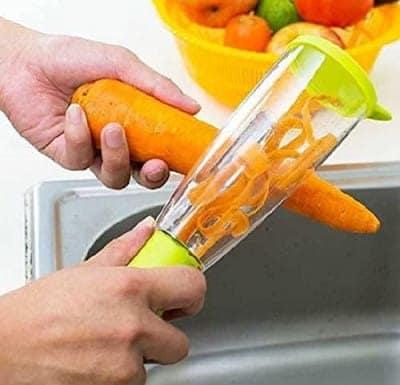 Wholesale Item - VEGETABLE PEELER WITH CONTAINER - MOQ 52 Pieces