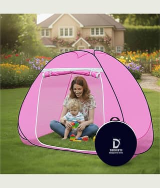didhiti - Dark Blue Polycotton Foldable Mosquito Net ( Pack of 1 )