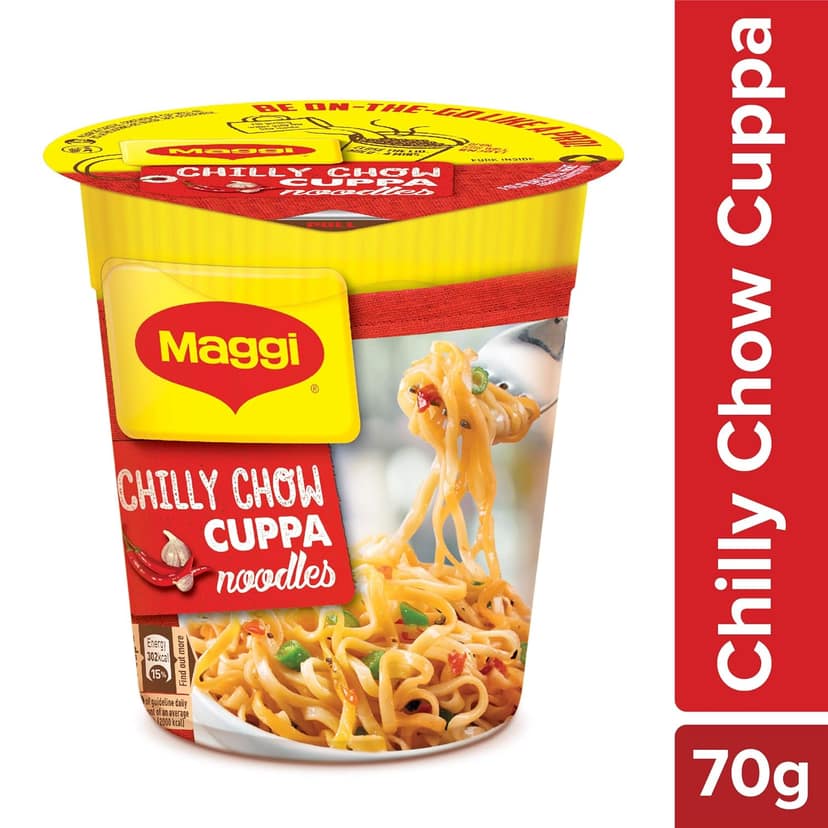 Nestle Maggi Cuppa Noodles, Chilli Chow 70G Cup view 2