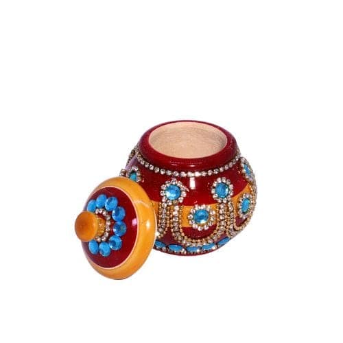 Handcrafted Decorative Kumkum Box view 2