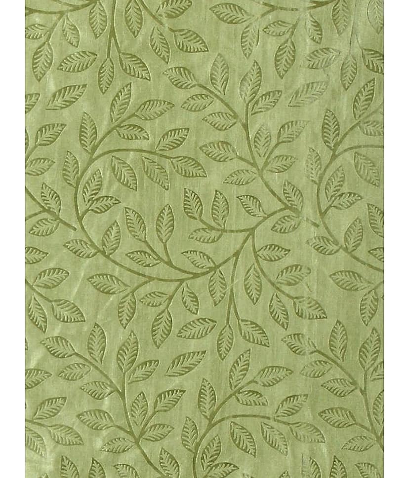 Cortina - Floral Embossed Room Darkening Eyelet Curtain-9 Ft-pack of 2 view 2