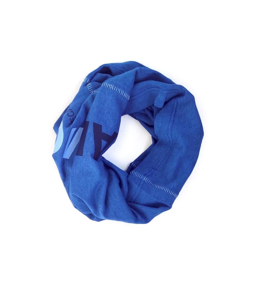 FREECULTR Unisex Bamboo Bandana, Anti Microbial Super Soft & Comfort Fit, Breathable Multipurpose Headband, Face Mask for Dust Protection and Sun - Printed Pack of 2-Pastle Peach,Pilot Blue view 7