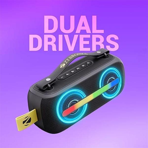 Zebronics Sound Feast 80 Portable Bluetooth Speaker view 6