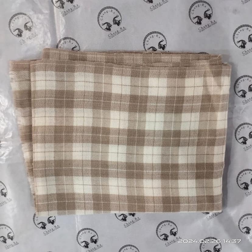 Luxurious Pashmina Scarf Cream Colour view 3