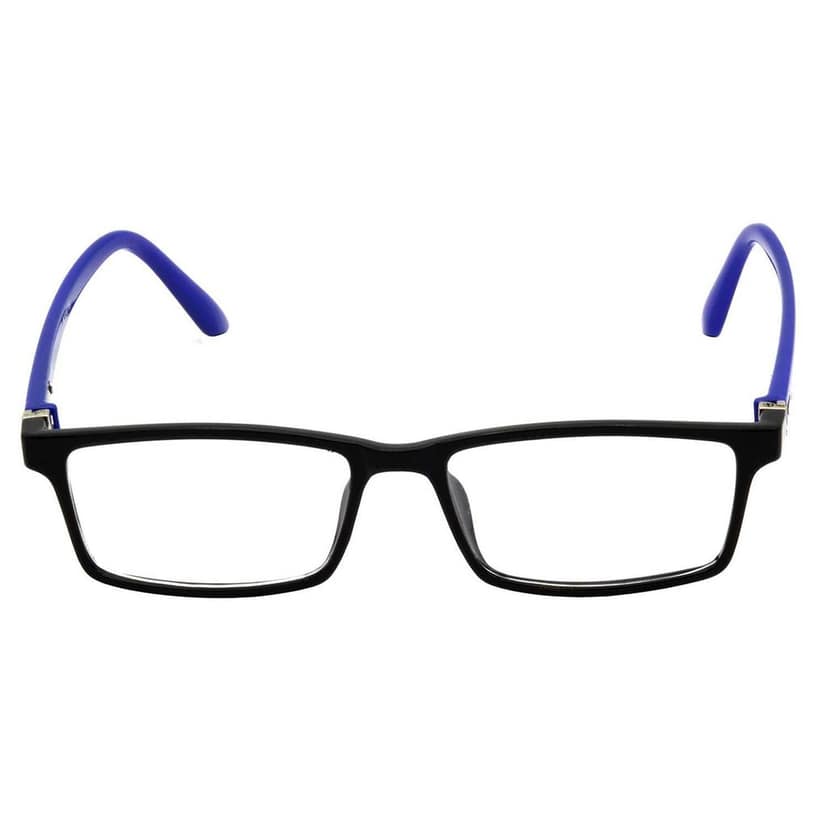 Hrinkar Plastic Full Rim Rectangle spectacle frames Men & Women - HFRM-BK-BU-15 view 2