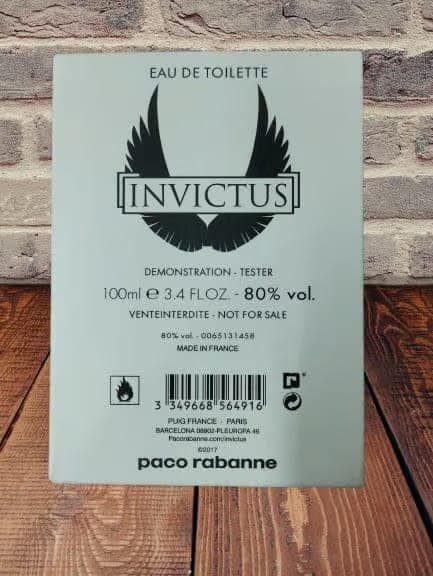 Paco Rabanne Invictus Legend Eau de Parfum for Men 100ml Tester White Box view 5