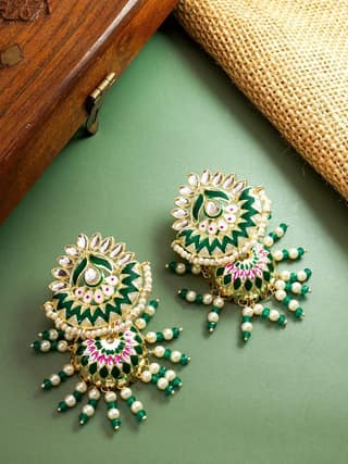 Morison Golden Shell Earrings Ocean-Inspired Glamour