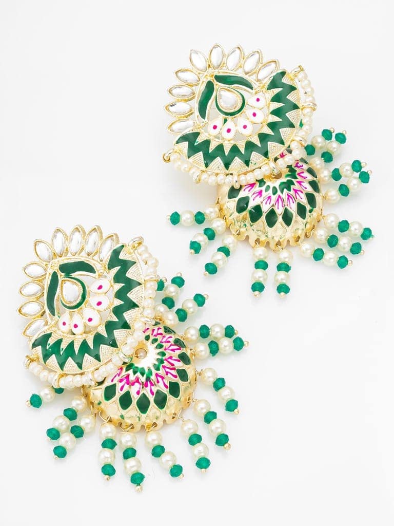 Morison Golden Shell Earrings Ocean-Inspired Glamour view 2