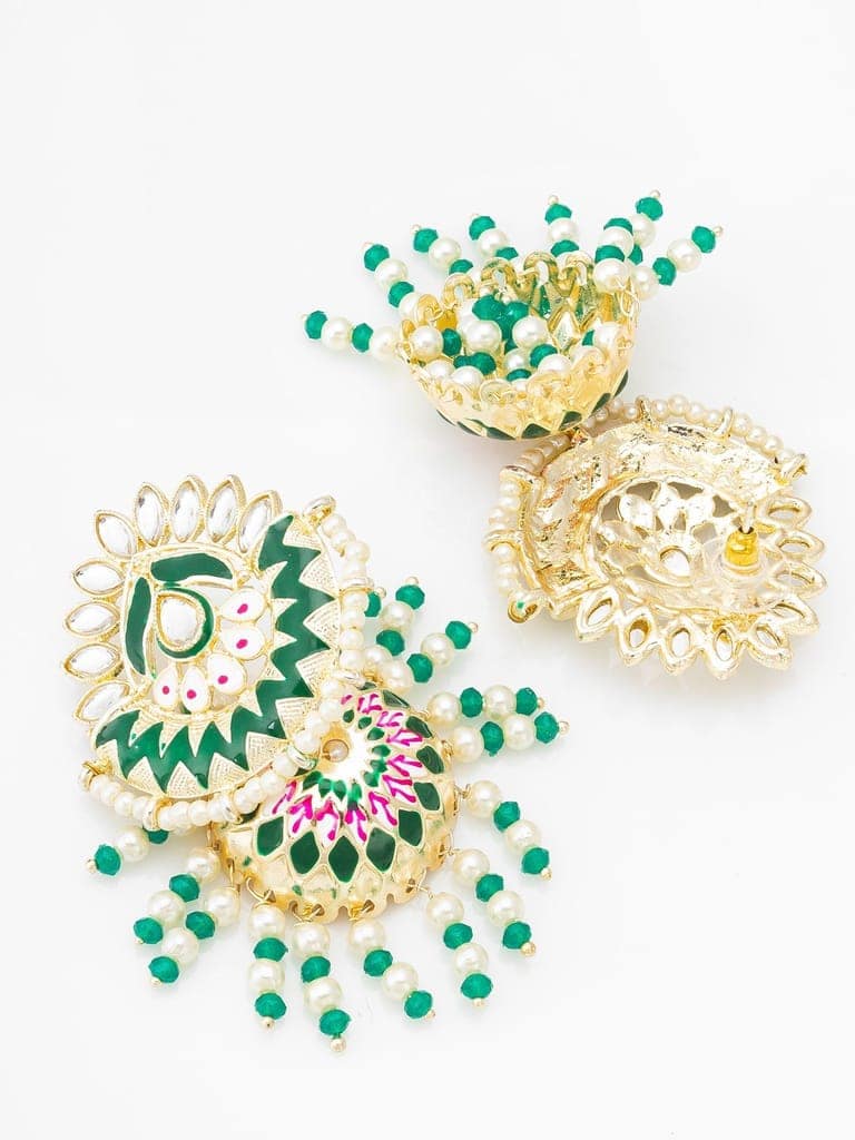 Morison Golden Shell Earrings Ocean-Inspired Glamour view 3