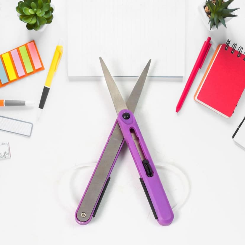 DHRUVINSRI Pen-Style Compact Scissors, Portable Travel Scissors in Pen Format – Handy & Safe for On-the-Go Use (1 Pc) view 3