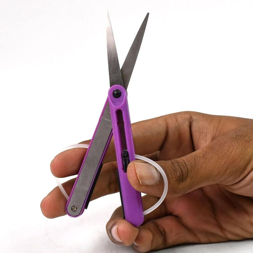 DHRUVINSRI Pen-Style Compact Scissors, Portable Travel Scissors in Pen Format – Handy & Safe for On-the-Go Use (1 Pc) view 5
