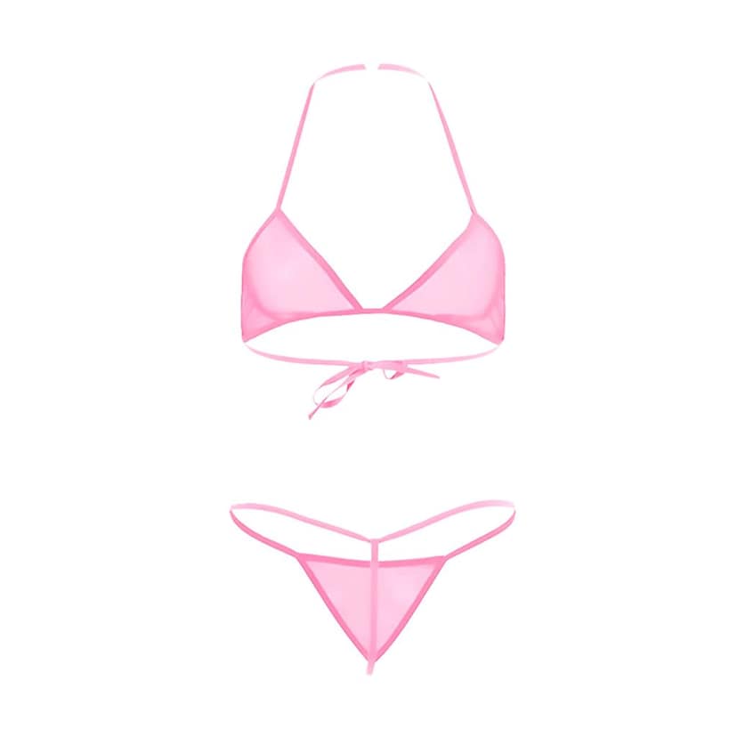 Yooo Shopi Bra Panty Satin Bikini set women girls