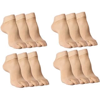 Kotton Labs Women's Ankle Socks Pack of 12