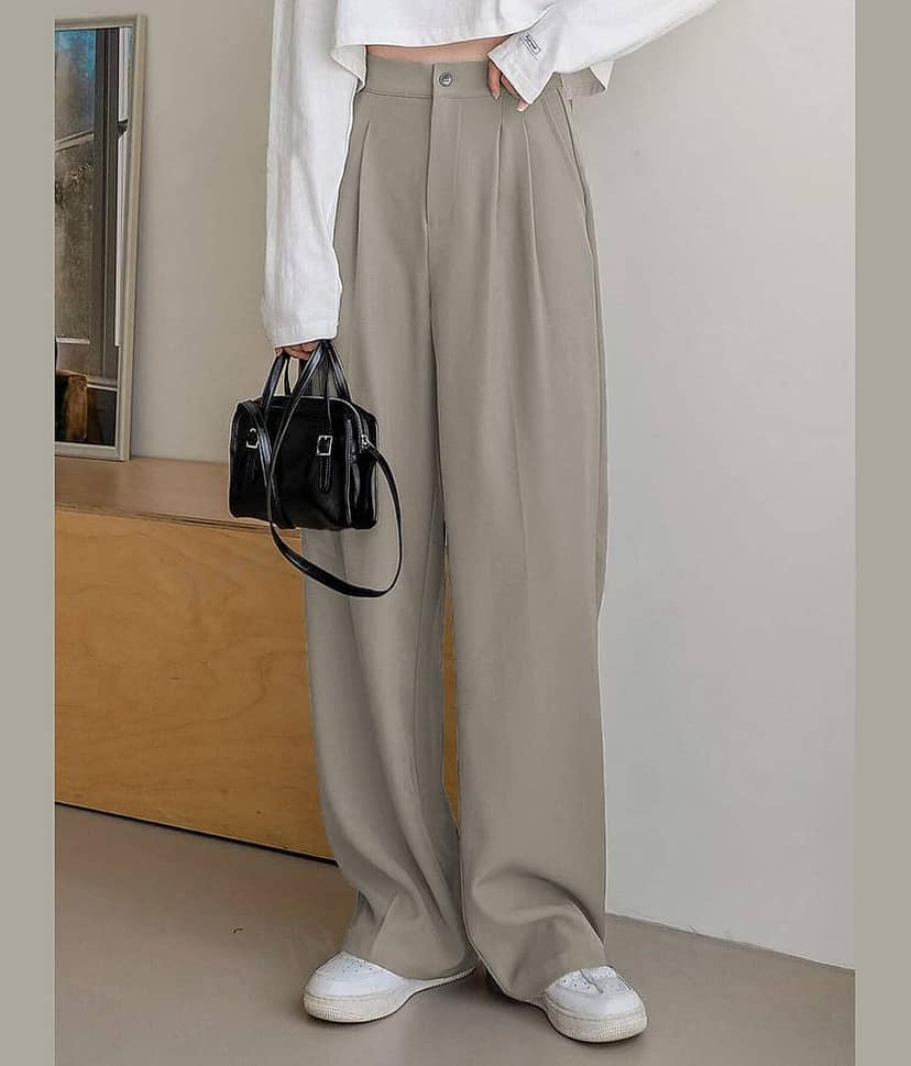 kotty Women Lycra Formal Trousers ( Grey )
