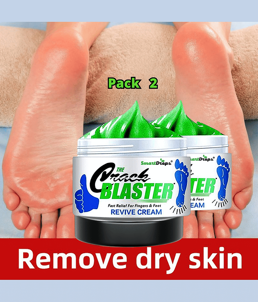 Smartdrops Cracked Heel Repair Cream Feet Cream Foot Cream ( 100 g ) Pack of 2