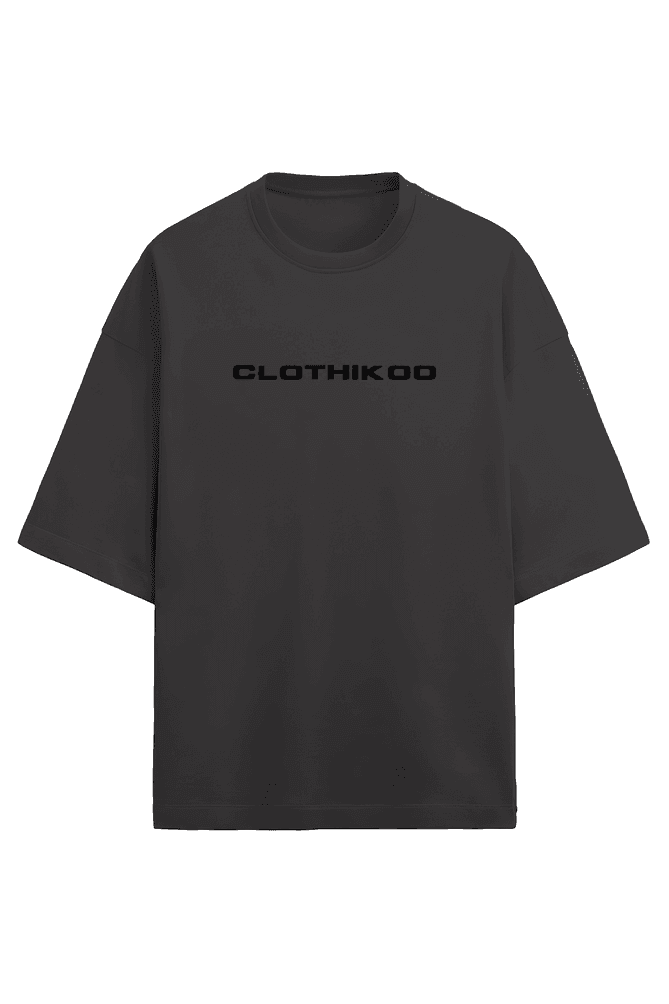 Clothikoo Premium Oversized T-Shirt (240 gsm, 100% Cotton) Power of Mind Printed Edition view 2