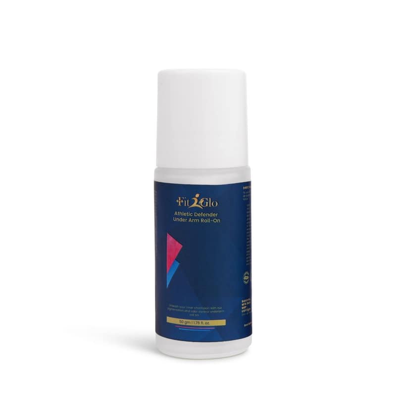 Fit2Glo Athletic Underarm Roll on | Long Lasting Fragrance With Licorice, Hyaluronic Acid, Glycolic acid, kojic acid | Prevents Odour, Reduces Underarm Pigmentation | Deodorant For Women & Men | 50 GM view 2