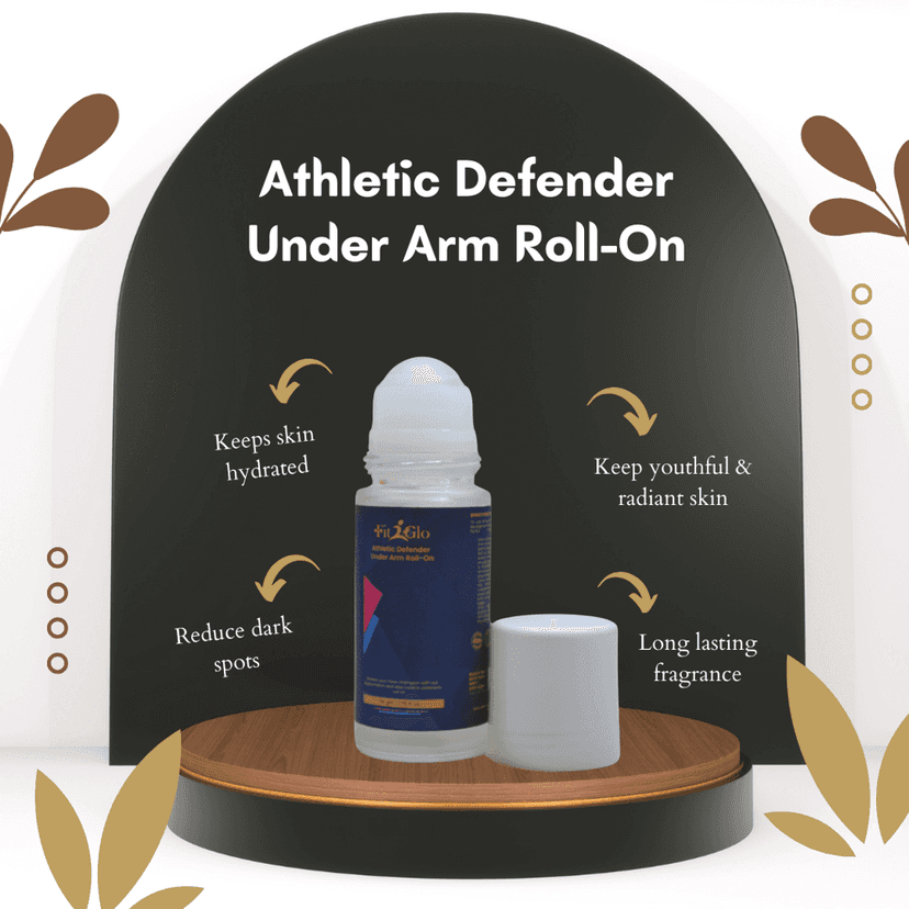 Fit2Glo Athletic Underarm Roll on | Long Lasting Fragrance With Licorice, Hyaluronic Acid, Glycolic acid, kojic acid | Prevents Odour, Reduces Underarm Pigmentation | Deodorant For Women & Men | 50 GM view 7