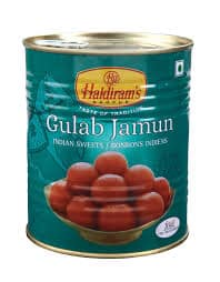 HALDIRAM GULAB JAMUN TIN 500GM