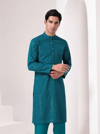 Teal Treasure Kurta Set