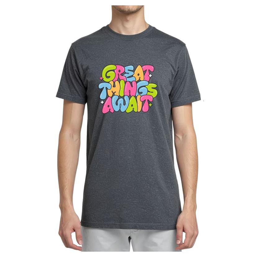 Trishoolin Typography Theme T-Shirt | Design 10204MB | Cotton Regular Fit | Crew Neck / Round Neck Half Sleeve | Pack of 1