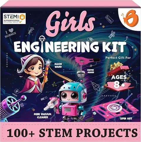 Butterfly EduFields Girls Engineering Science Experiment Kit for Age 8-12 view 2