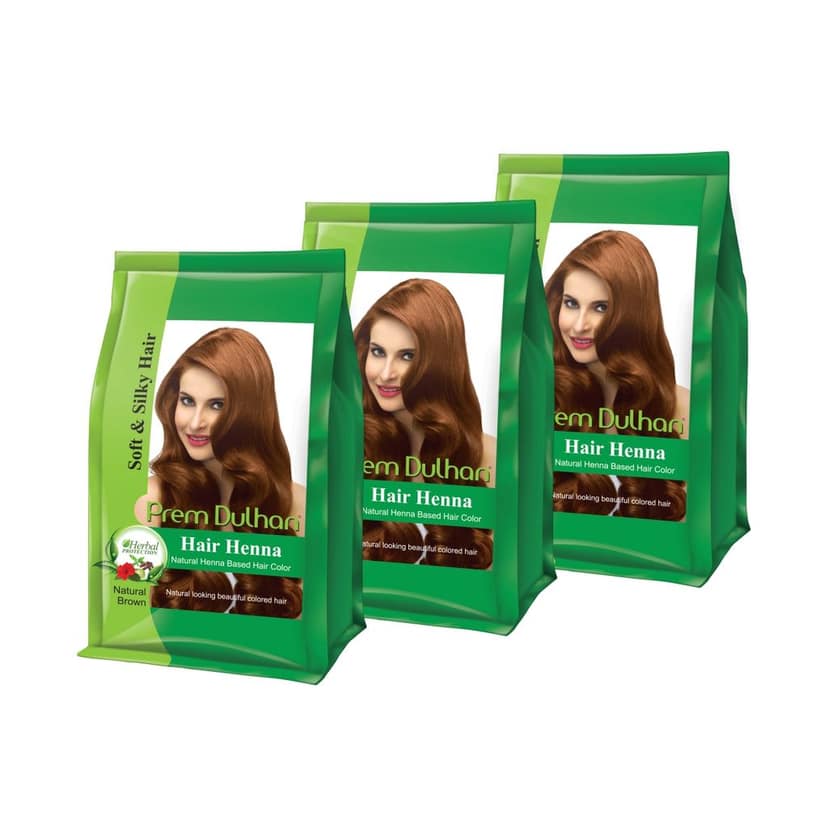 Prem Dulhan Henna Hair Color Natural Brown 125g view 10