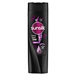 Sunsilk Stunning Black Shine Shampoo - With Amla + Oil, Pearl Protein & Vitamin E, For Long Lasting Shine, 360 Ml