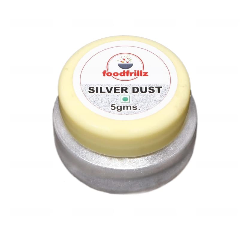 foodfrillz Luster Dust - Silver, 5 gm view 6