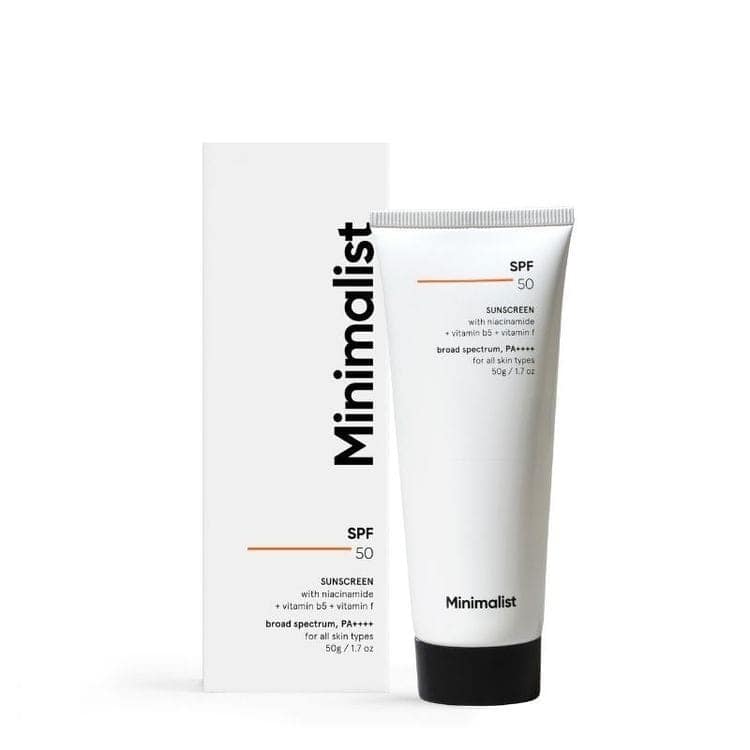 Minimalist SPF 50 PA++++ Sunscreen With Niacinamide - Lightweight & No White Cast For All Skin Types (100g) view 6