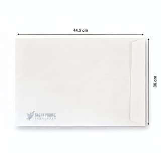 17 x 14 Inch White Laminated Envelope 115 GSM - Super Jumbo White Laminated Envelope, pack of 250pcs