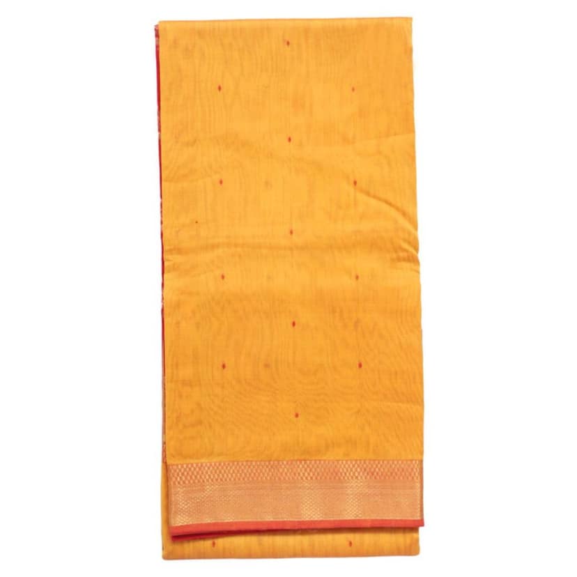 HANDLOOM MAHESHWARI TRADITIONAL SAREE WITH BLOUSE (SKU - 3S0111030422 SAREE- 130)