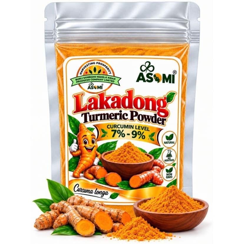 Lakadong Turmeric Powder | Natural | High Curcumin Level | 225 grams - 225 gm view 3
