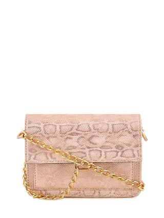 Lychee bags Women Pu Snake Finish Sling Bag