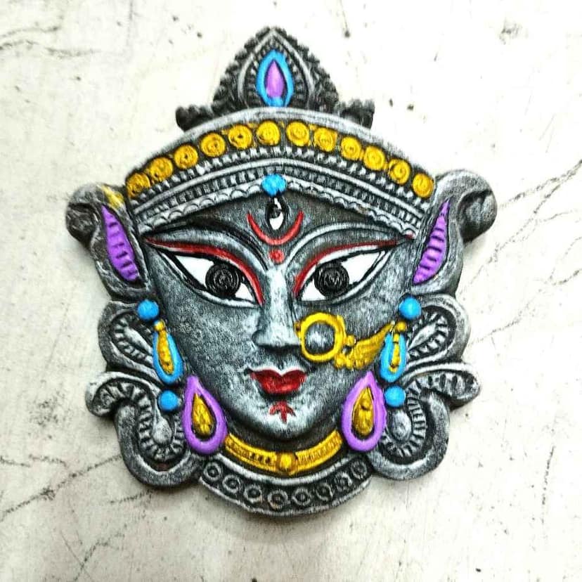 Durga Maa Wall Hanging 12 Cm Top Products view 2