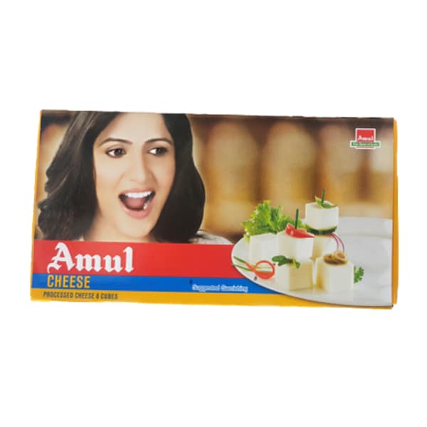 Amul Cheese Pure Milk 8 Cubes 200g