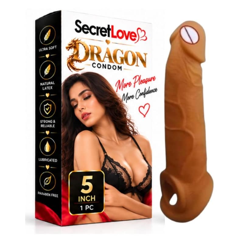 Dragon Silicone Condom 5 Inch – Unique Fantasy Design Adult Intimate Accessory