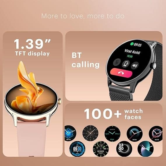 Noise Twist Go Round dial Smartwatch with BT Calling, 1.39" Display, Metal Build, 100+ Watch Faces, IP68, Sleep Tracking, 100+ Sports Modes view 2