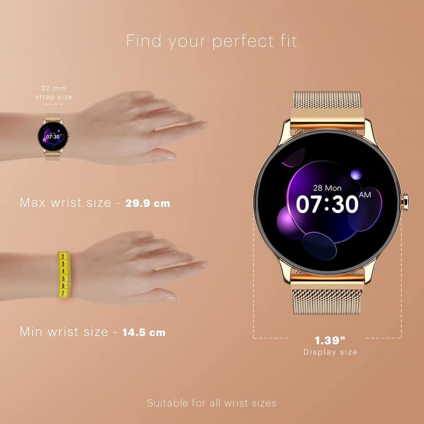 Noise Twist Go Round dial Smartwatch with BT Calling, 1.39" Display, Metal Build, 100+ Watch Faces, IP68, Sleep Tracking, 100+ Sports Modes view 6